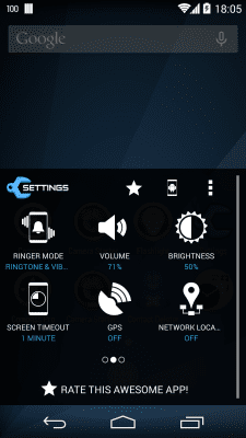 Capture d'écran de l'application Settings - #7