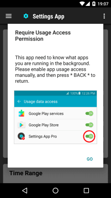 Capture d'écran de l'application Paramètres de l'application - #5