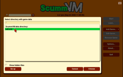 Capture d'écran de l'application ScummVM - #8