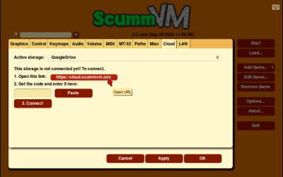 Capture d'écran de l'application ScummVM - #9