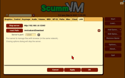 Capture d'écran de l'application ScummVM - #10