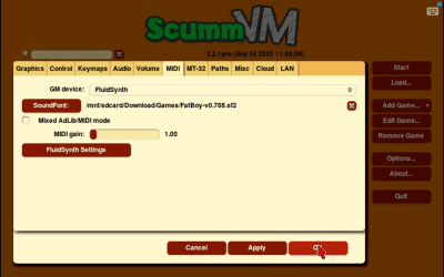 Capture d'écran de l'application ScummVM - #12