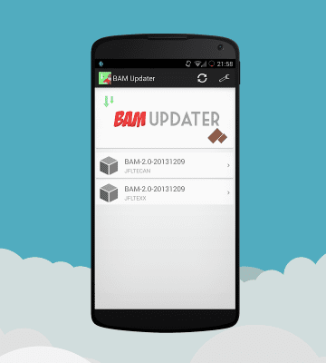 Capture d'écran de l'application BAM Updater - #1