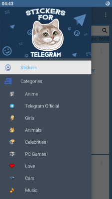 Capture d'écran de l'application StickerPacks for Telegram - #3