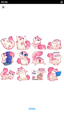 Capture d'écran de l'application StickerPacks for Telegram - #4