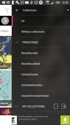 Capture d'écran de l'application Bookari Free - #3