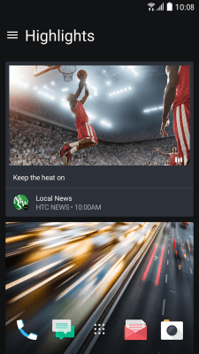 Capture d'écran de l'application HTC Sense Home - #1