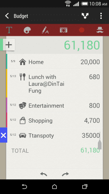 Capture d'écran de l'application HTC Scribble - #3