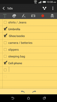 Capture d'écran de l'application HTC Scribble - #5