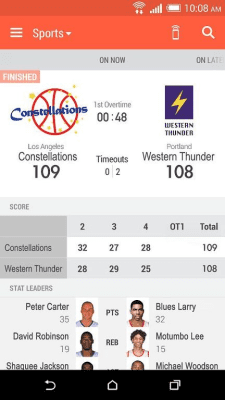 Capture d'écran de l'application HTC Sense TV - #4