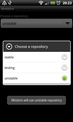 Capture d'écran de l'application Ministro configuration tool 2 - #1