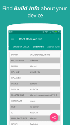 Capture d'écran de l'application ROOT Check - #3
