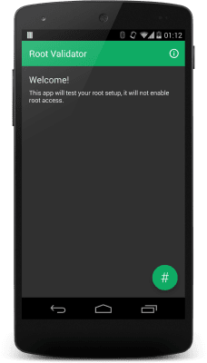 Capture d'écran de l'application Root Validator - #4