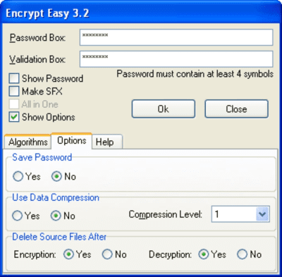 Capture d'écran de l'application Encrypt Easy - #1