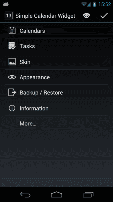 Capture d'écran de l'application MYCOLORSCREEN Simple Calendar Widget - #4