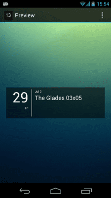 Capture d'écran de l'application MYCOLORSCREEN Simple Calendar Widget - #6