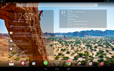 Capture d'écran de l'application MYCOLORSCREEN Simple Calendar Widget - #9