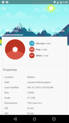Capture d'écran de l'application BusyBox for Android - #2