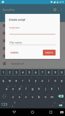 Capture d'écran de l'application BusyBox for Android - #3