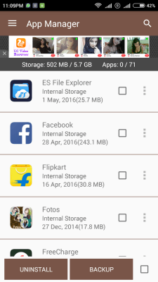 Capture d'écran de l'application App Manager & Clean Master - #3