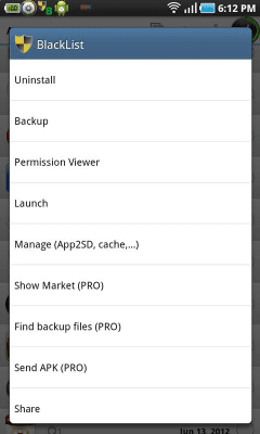 Capture d'écran de l'application Quick App Manager - #4