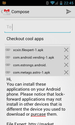 Capture d'écran de l'application Quick App Manager - #5