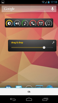 Capture d'écran de l'application Slider Widget - volume - #8