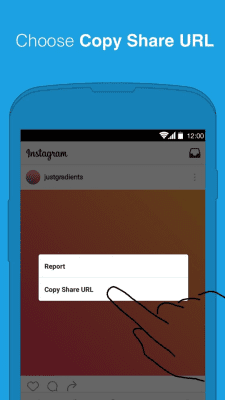 Capture d'écran de l'application Repost for Instagram - #3