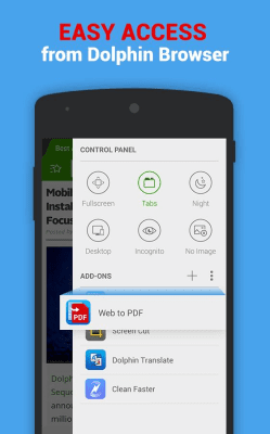 Capture d'écran de l'application Web to PDF - #4