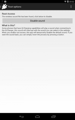 Capture d'écran de l'application ChargeNotify - Screen Behavior - #3