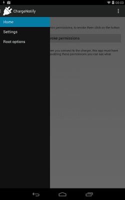 Capture d'écran de l'application ChargeNotify - Screen Behavior - #4