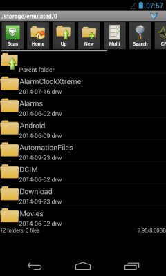 Capture d'écran de l'application AndroZip File Manager - #1