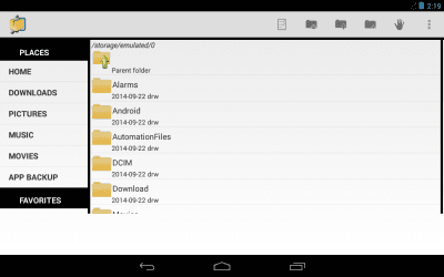 Capture d'écran de l'application AndroZip File Manager - #7