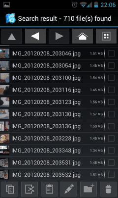 Capture d'écran de l'application Explorer+ Gestionnaire de fichiers - #3