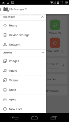 Capture d'écran de l'application File Manager HD - #3