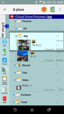 Capture d'écran de l'application X-plore File Manager - #8