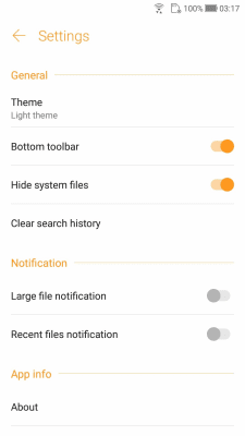 Capture d'écran de l'application ASUS File Manager - #8