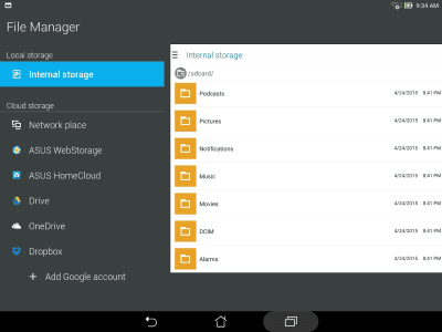 Capture d'écran de l'application ASUS File Manager - #10