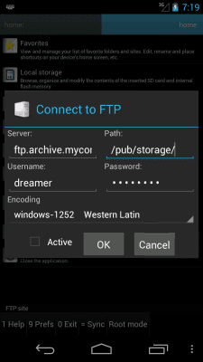Capture d'écran de l'application Ghost Commander - #3