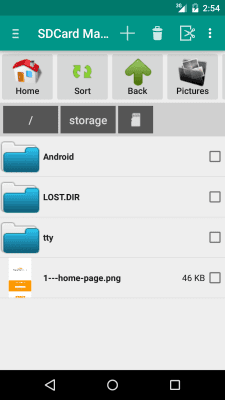 Capture d'écran de l'application SD Card Manager (File Manager) - #2