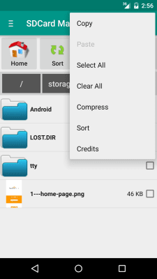 Capture d'écran de l'application SD Card Manager (File Manager) - #3