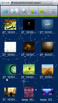 Capture d'écran de l'application ES File Explorer (1.5 Cupcake) - #3