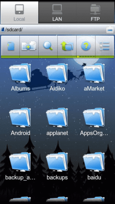 Capture d'écran de l'application ES File Explorer (1.5 Cupcake) - #6
