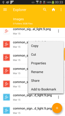 Capture d'écran de l'application Explorer - gestionnaire de fichiers - #6