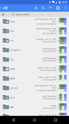 Capture d'écran de l'application File Explorer (Root Add-On) - #1