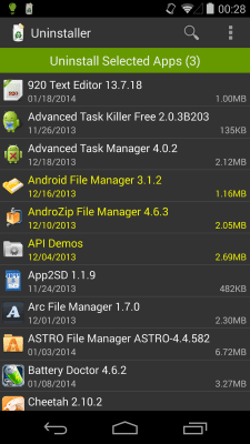 Capture d'écran de l'application Rhythm Software Uninstaller - #3