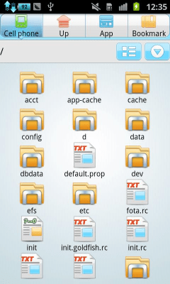 Capture d'écran de l'application Tacoty CN Gestionnaire de fichiers - #2