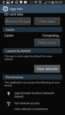 Capture d'écran de l'application Launch by default - #2