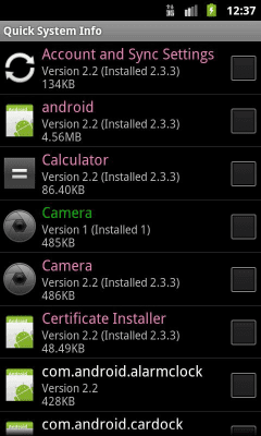 Capture d'écran de l'application Quick System Info - #5