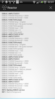 Capture d'écran de l'application Reactor - #3